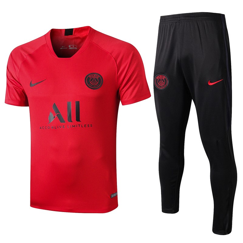 Entrenamiento Paris Saint Germain Conjunto Completo 2019-20 Rojo Negro